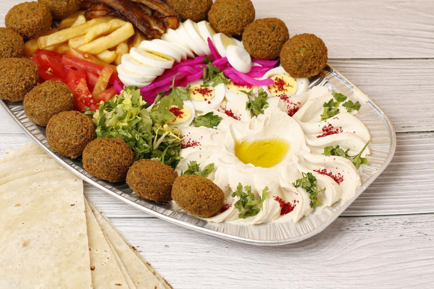 صحن فلافل - صغير