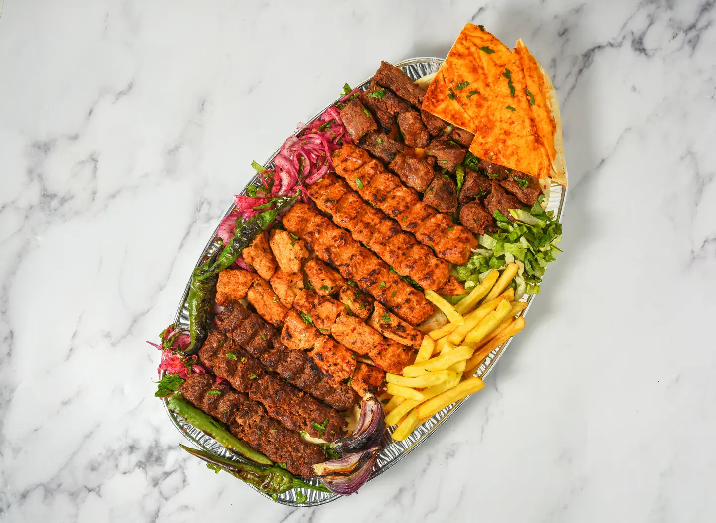 Mix Grills Dish - 3 Skewers