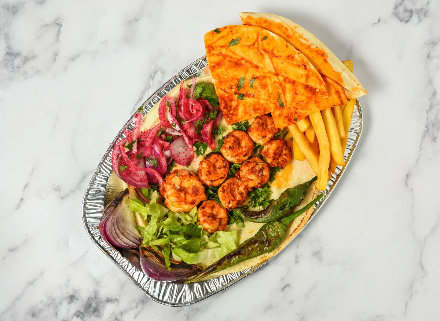 Shrimp Dish - 3 Skewers