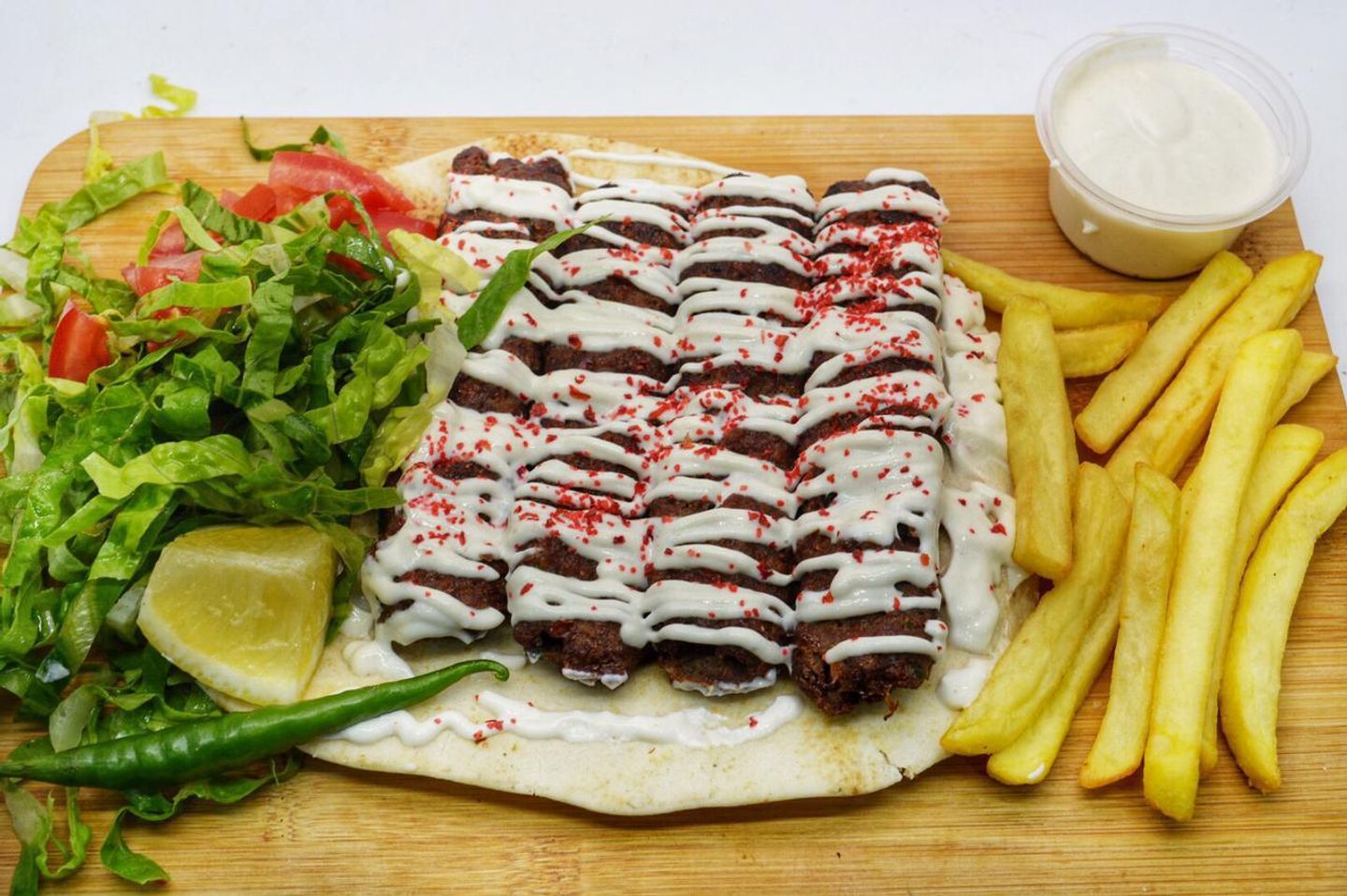 Ghargni Spicy Meat Kabab - 4 Skewers
