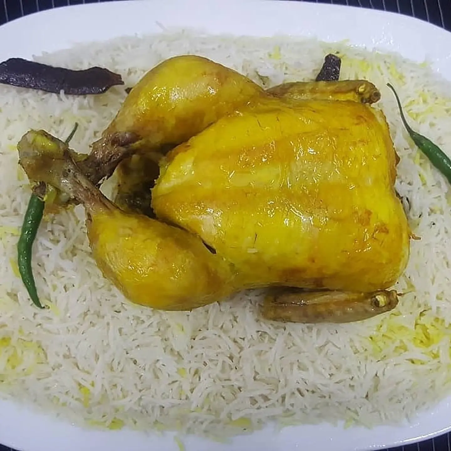 Chicken Mandi With Peshawar Rice - Whole Chicken