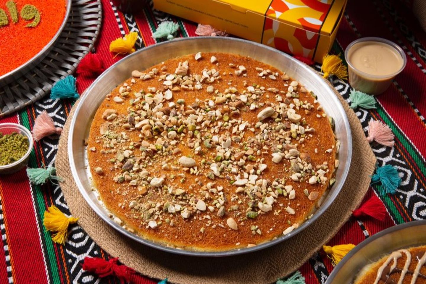 كنافة ست الكل بالقشطة - وسط