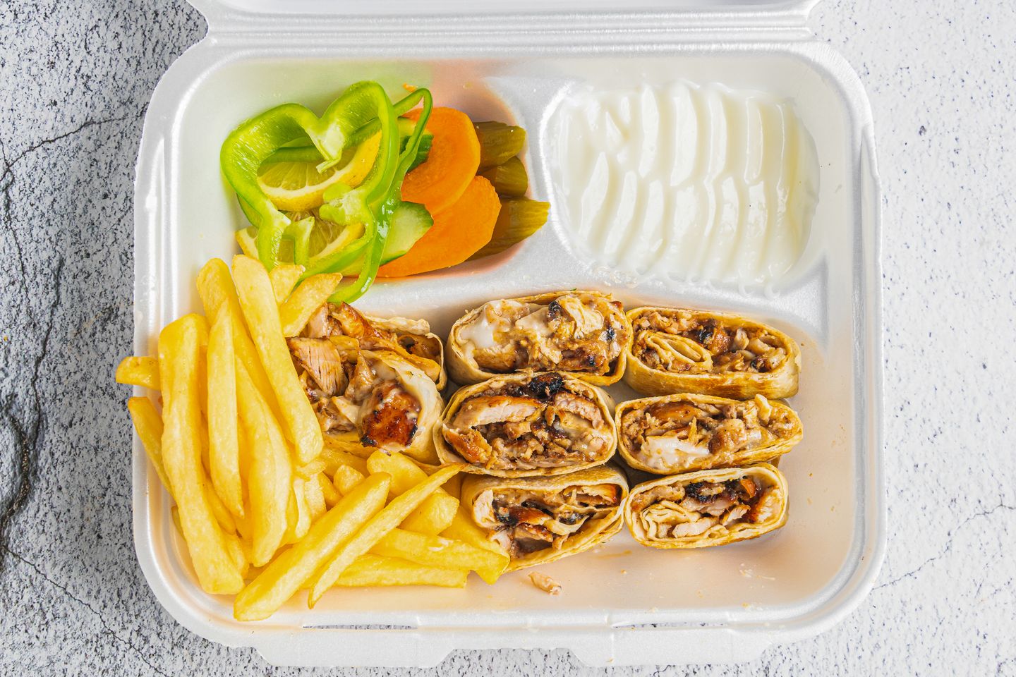 شاورما عربي دجاج - ساندوتش