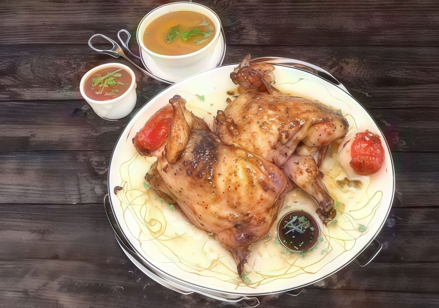 حبة دجاج مظبي - أرز مندي