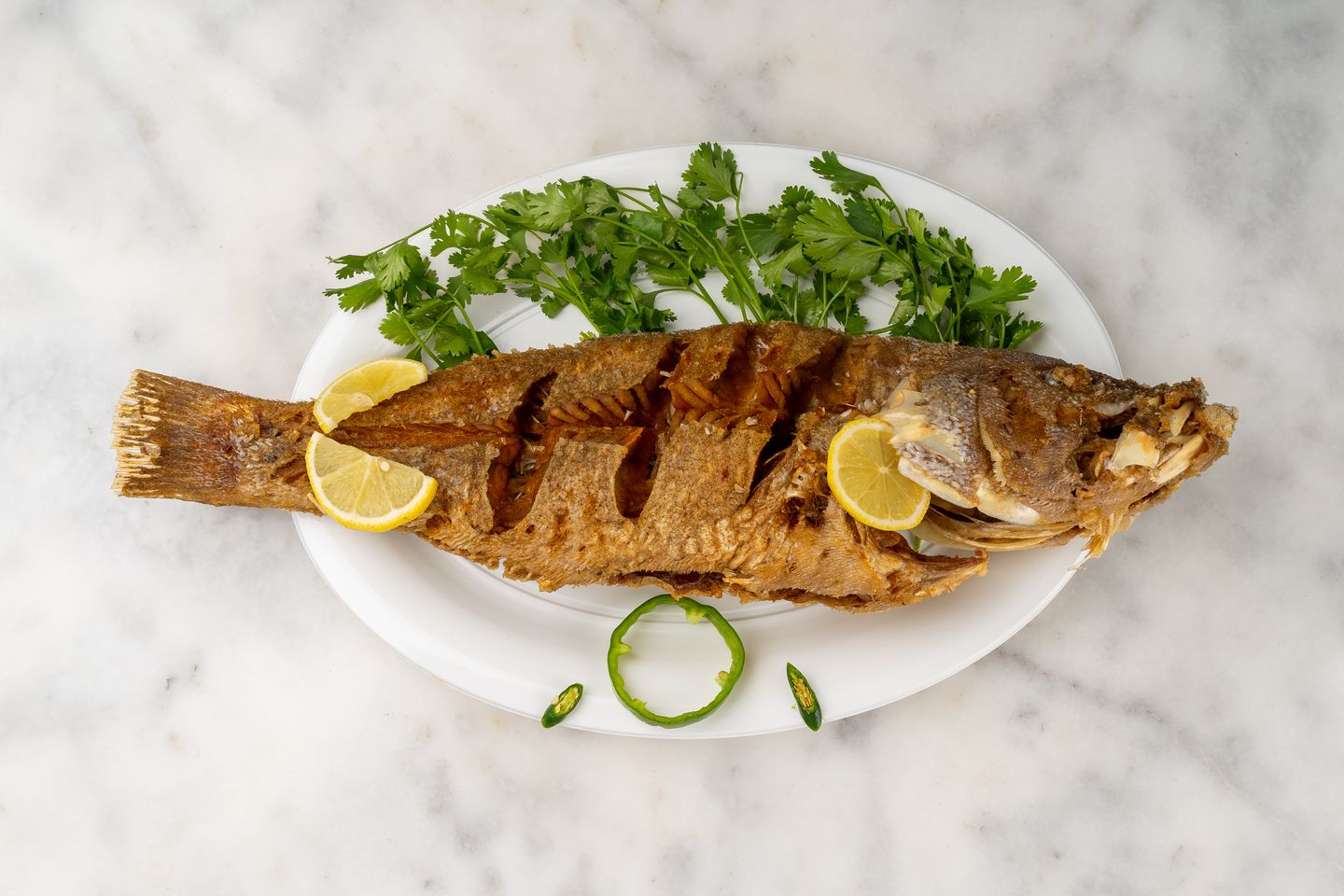 Sea Bream Grilled Oil And Lemon - Kilo