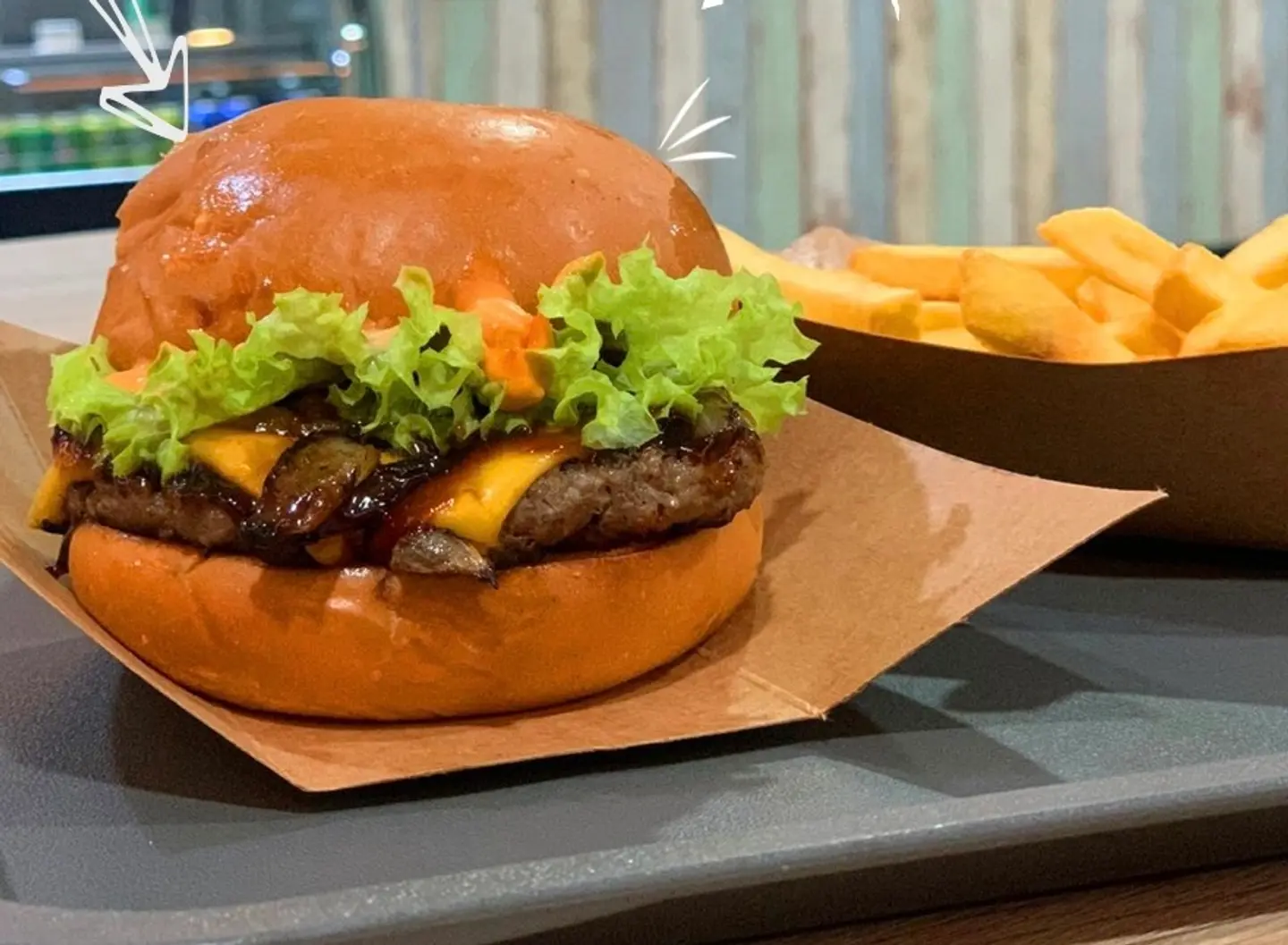 Cowboy Burger - Meal