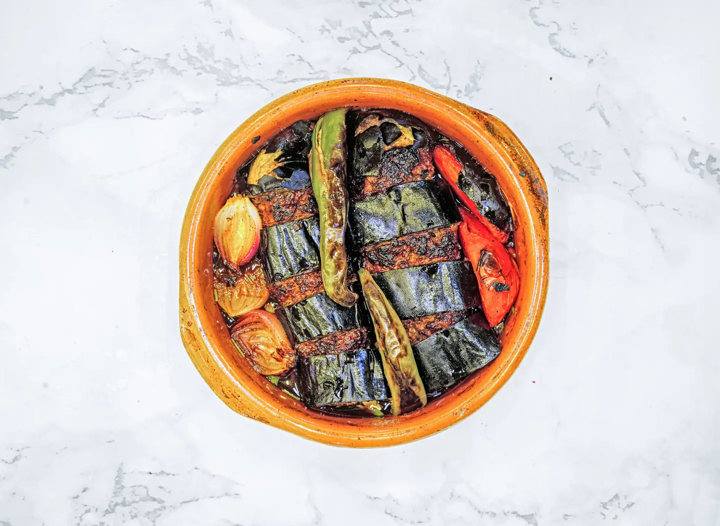Kabab With Eggplant Dish - 2 Skewers