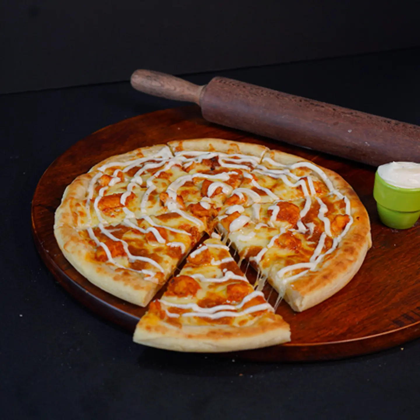 بيتزا رانش بالدجاج - صغير