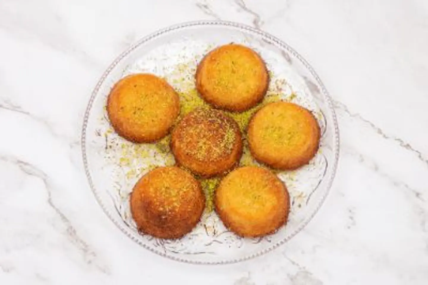 Mini Kunafah 6 Pieces - With Sauce