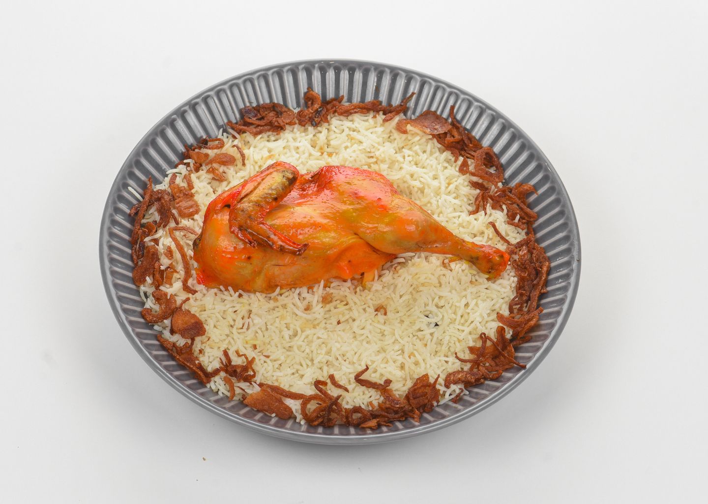 دجاج مندي مع رز بشاور - نصف