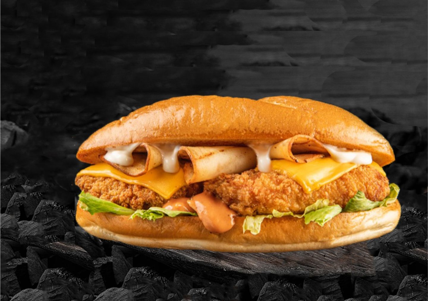 Texas Spicy Chicken Burger - Sandwich