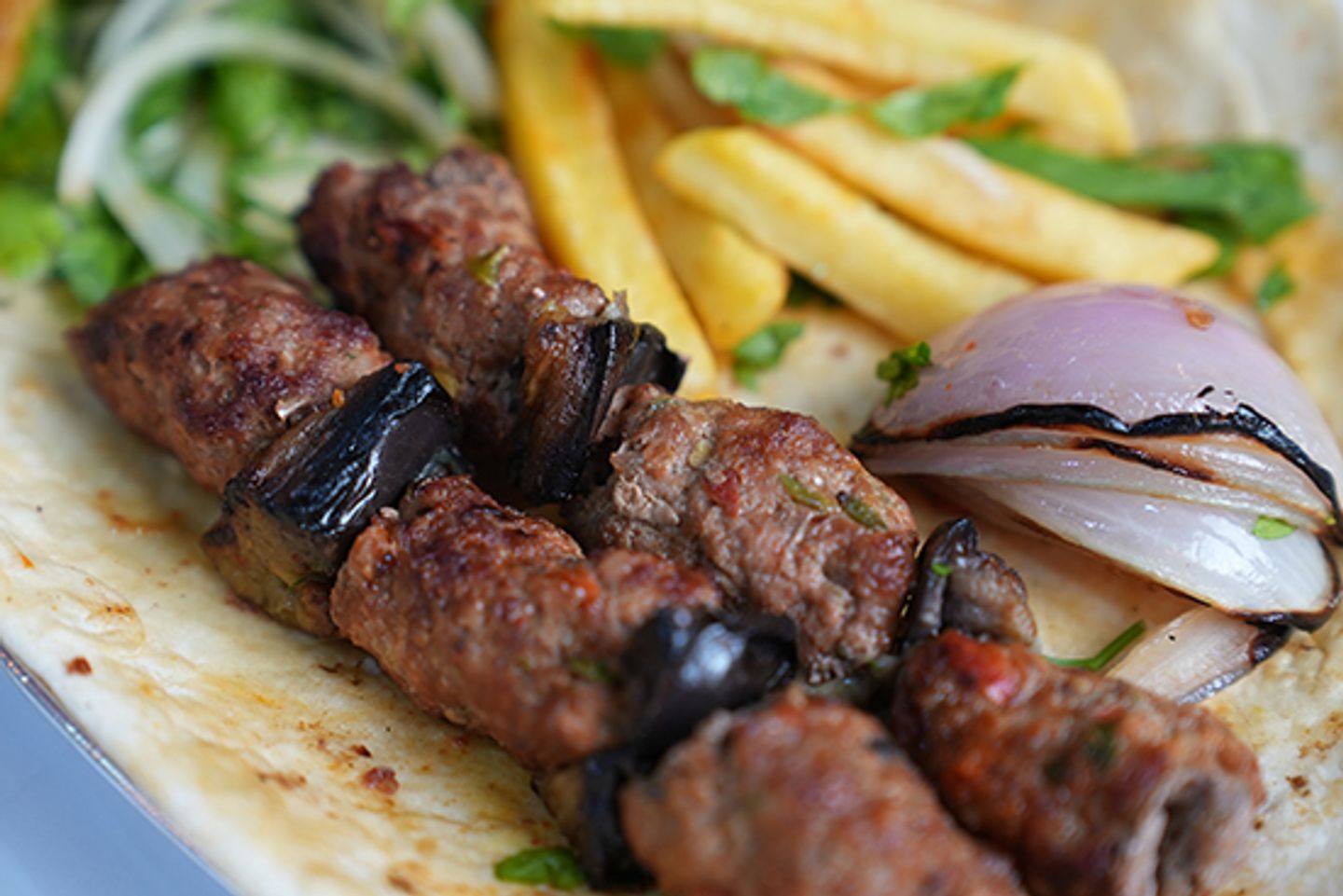 صحن كباب باذنجان - صحن كباب باذنجان-صغير