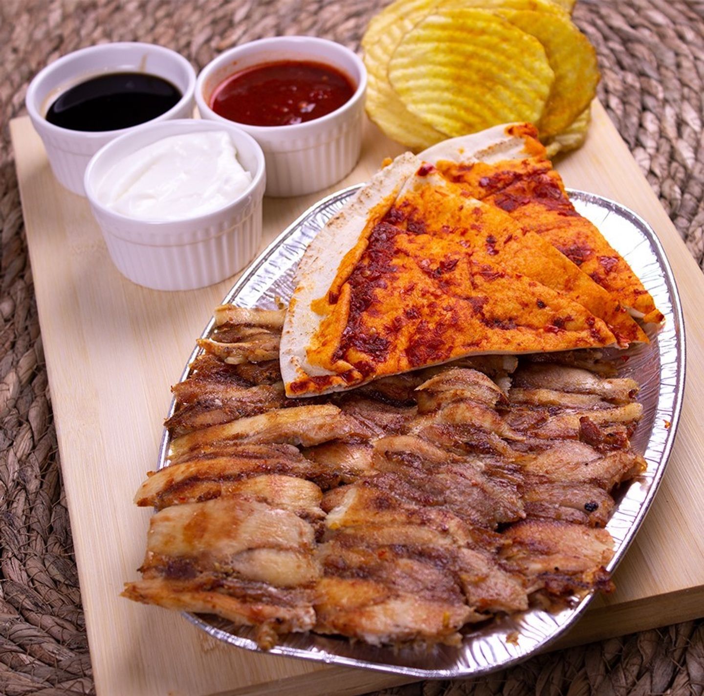 Sliced ​​Shawarma Plate - Small