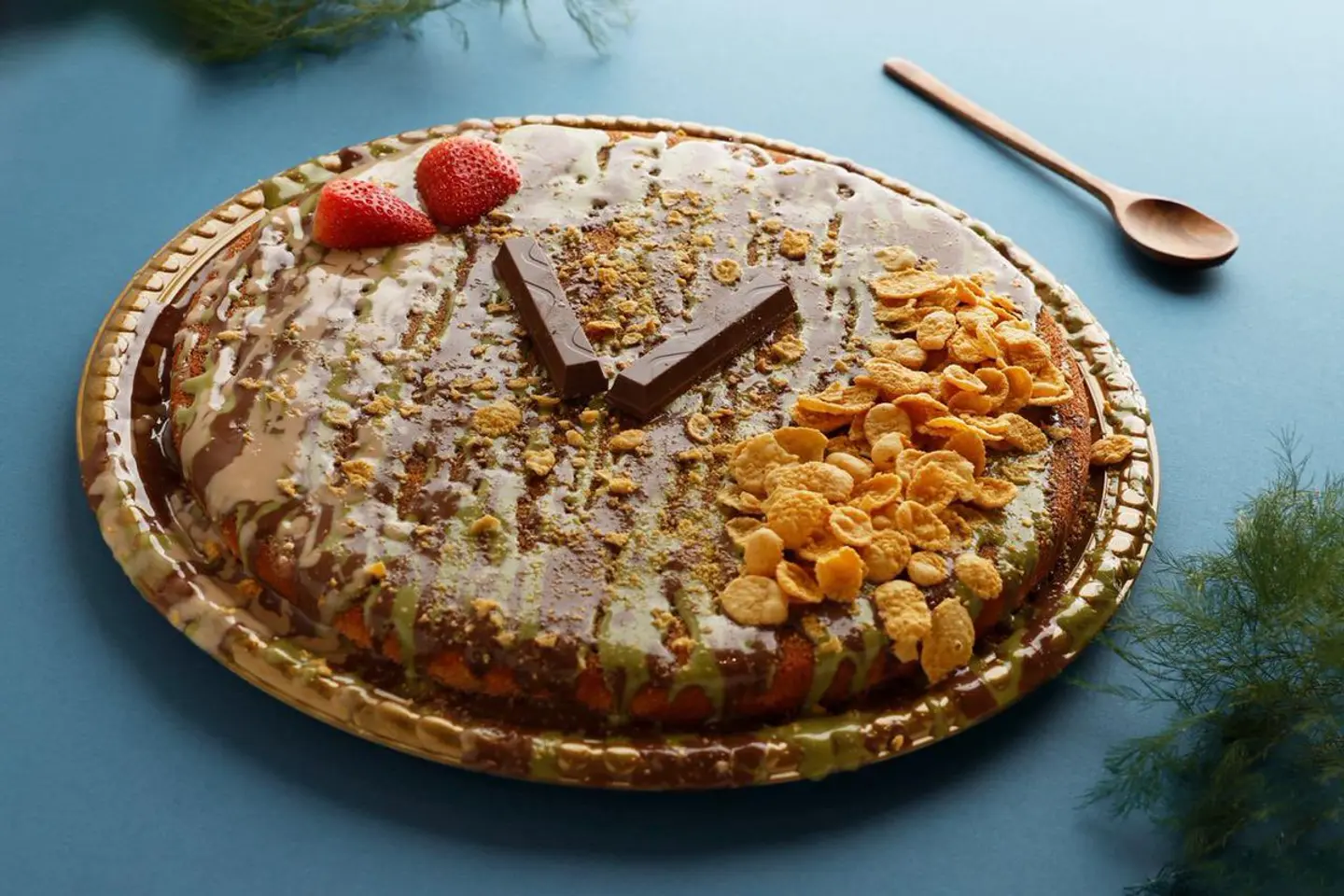 Mixed Round Cream Konafa - Small