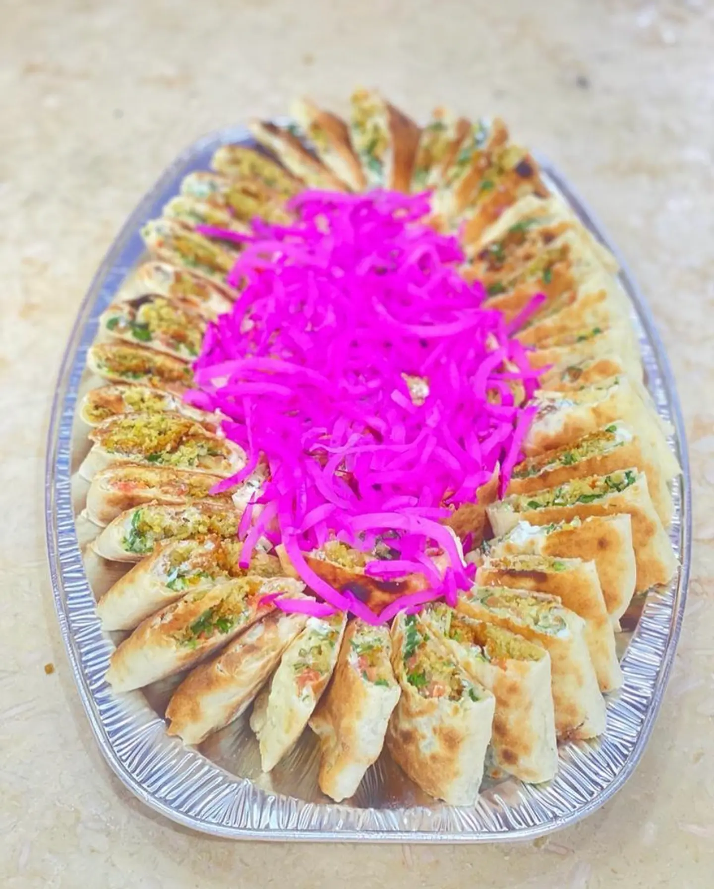 صحن فلافل - صغير