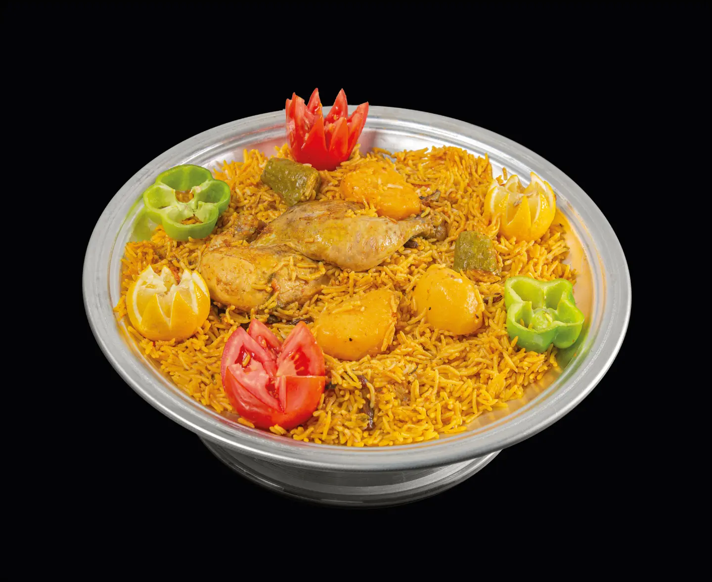 مقلوبة دجاج - حبة دجاج كاملة