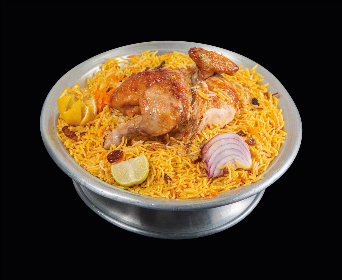 دجاج شواية مع الأرز - حبة دجاج كاملة