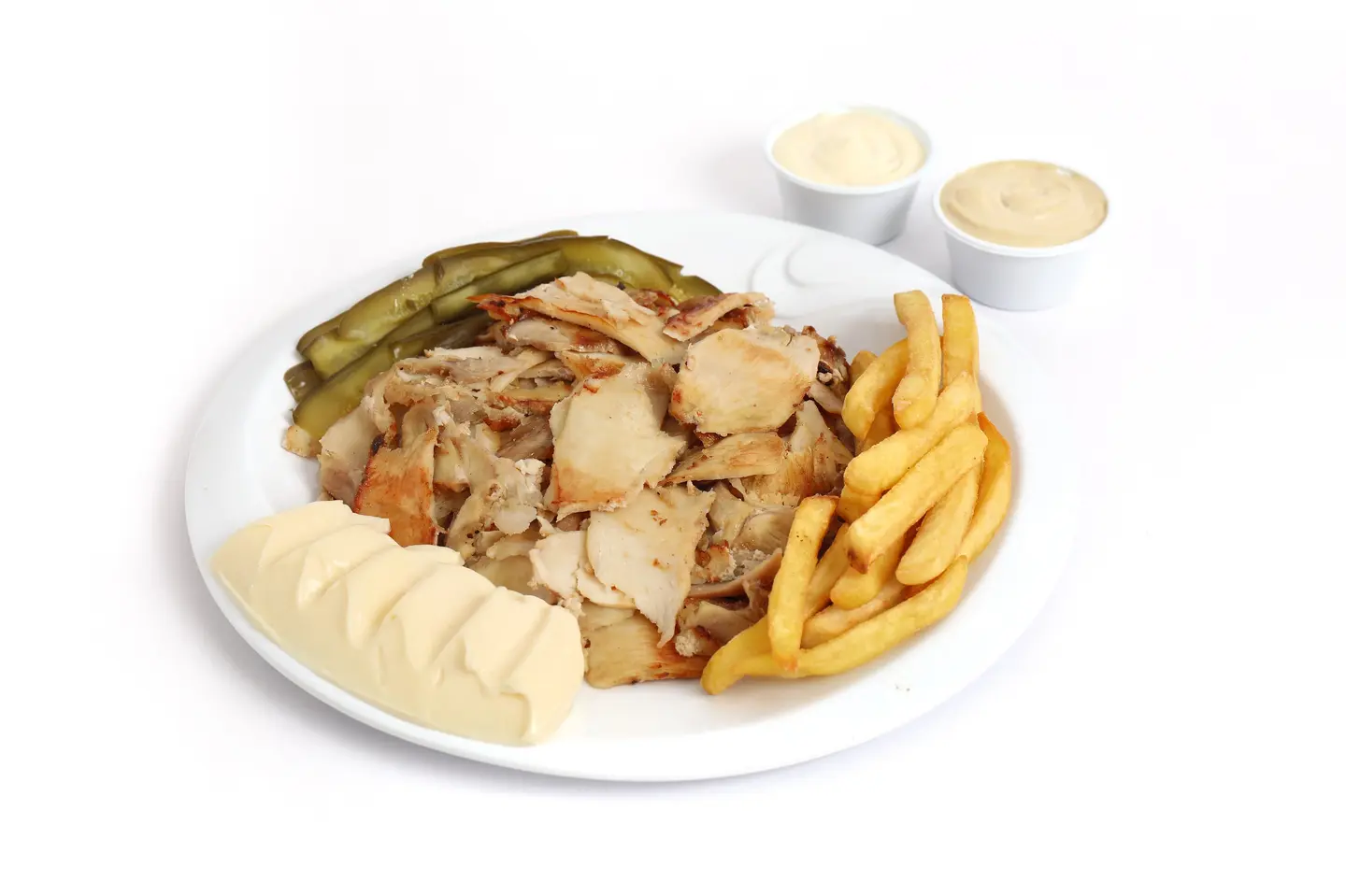 صحن شاورما صغير  - عادي