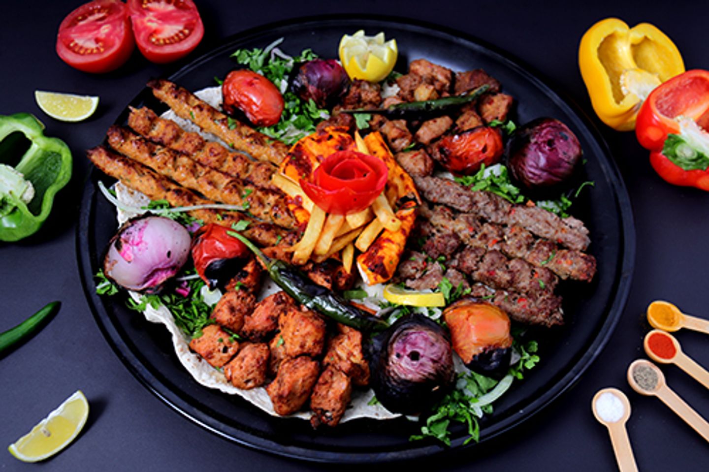 مشوي مشكل - نص كيلو