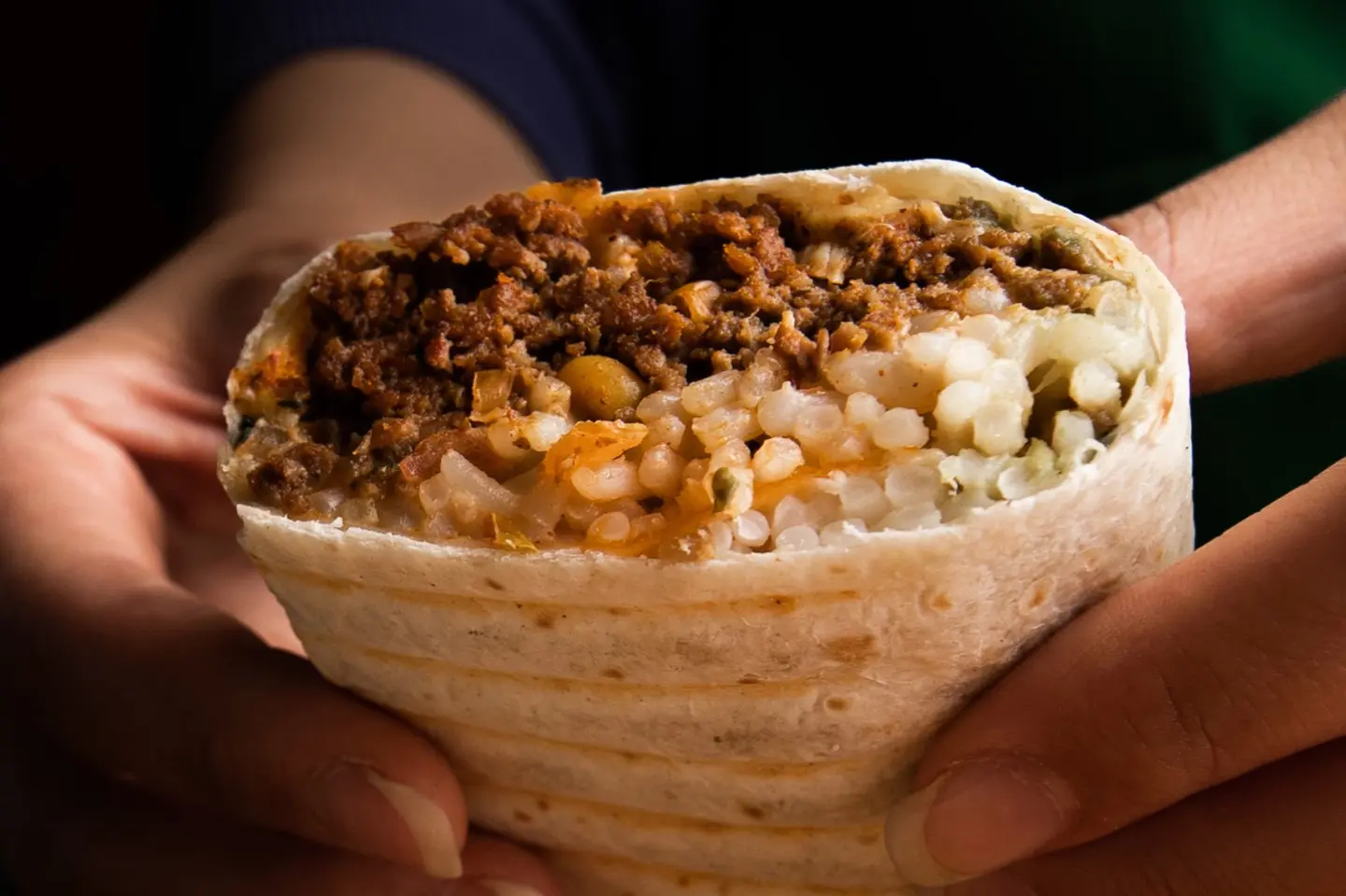 ساندوتش بوريتو - لحم
