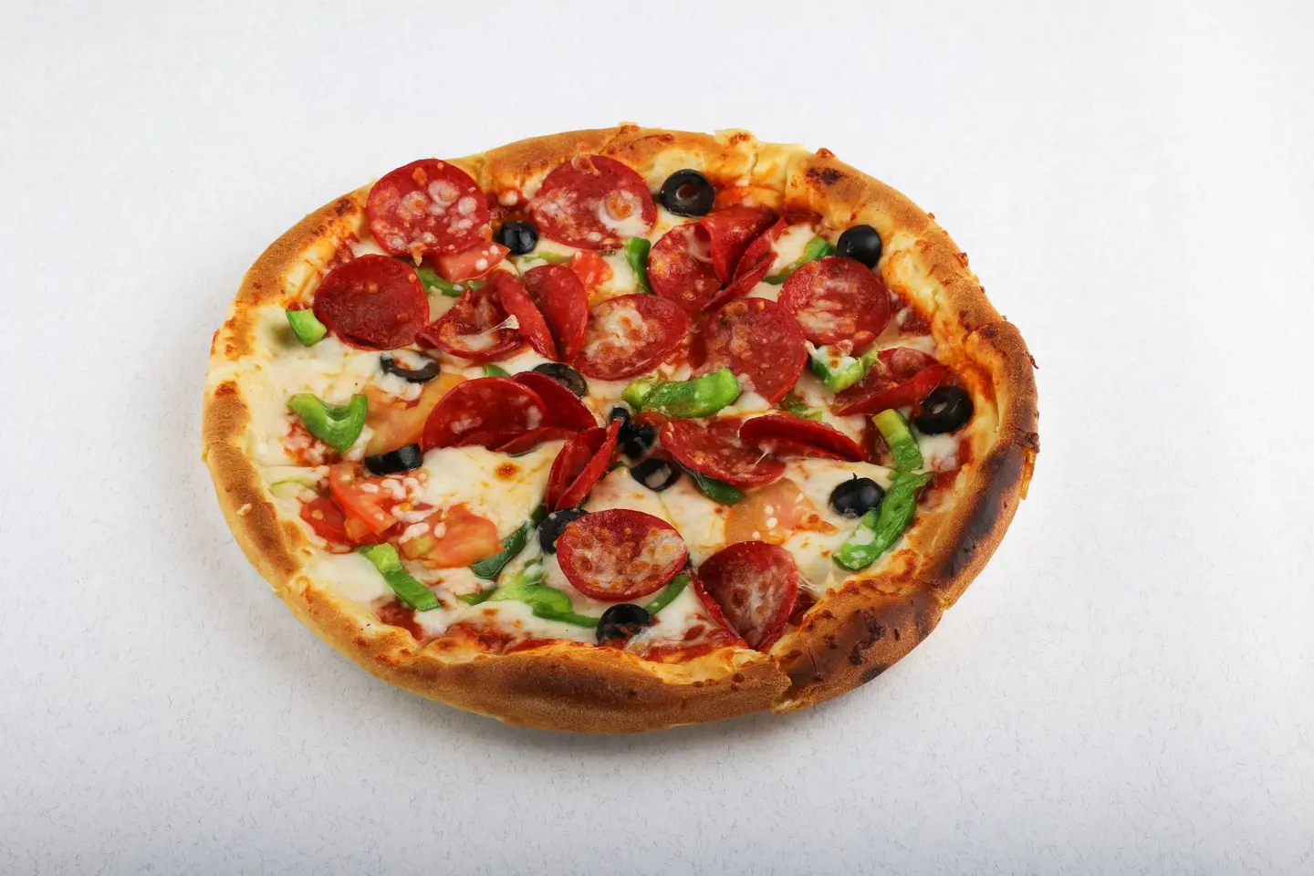 بيتزا بيروني مع الخضار - صغير