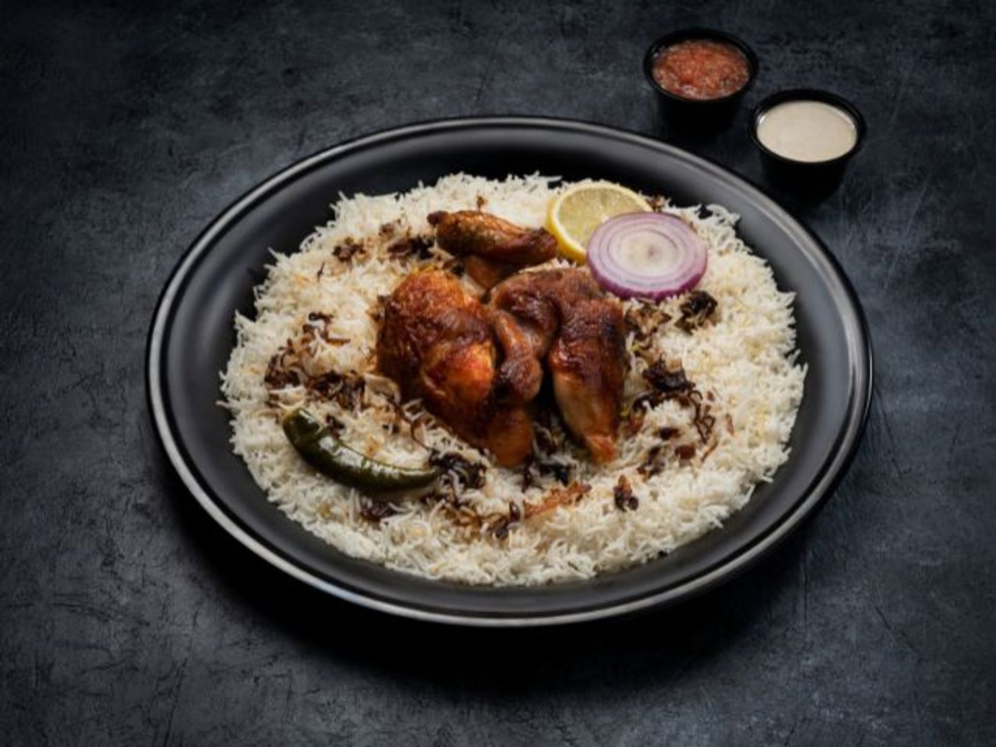 Grilled Chicken With Pishawari Rice - Whole Chicken