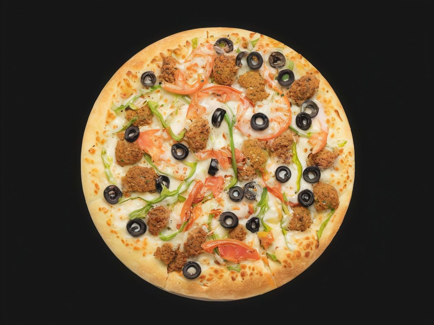 Falafel Pizza - Medium