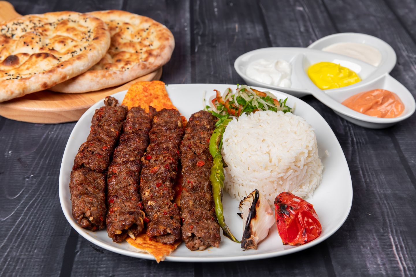 طبق كباب لحم - صغير