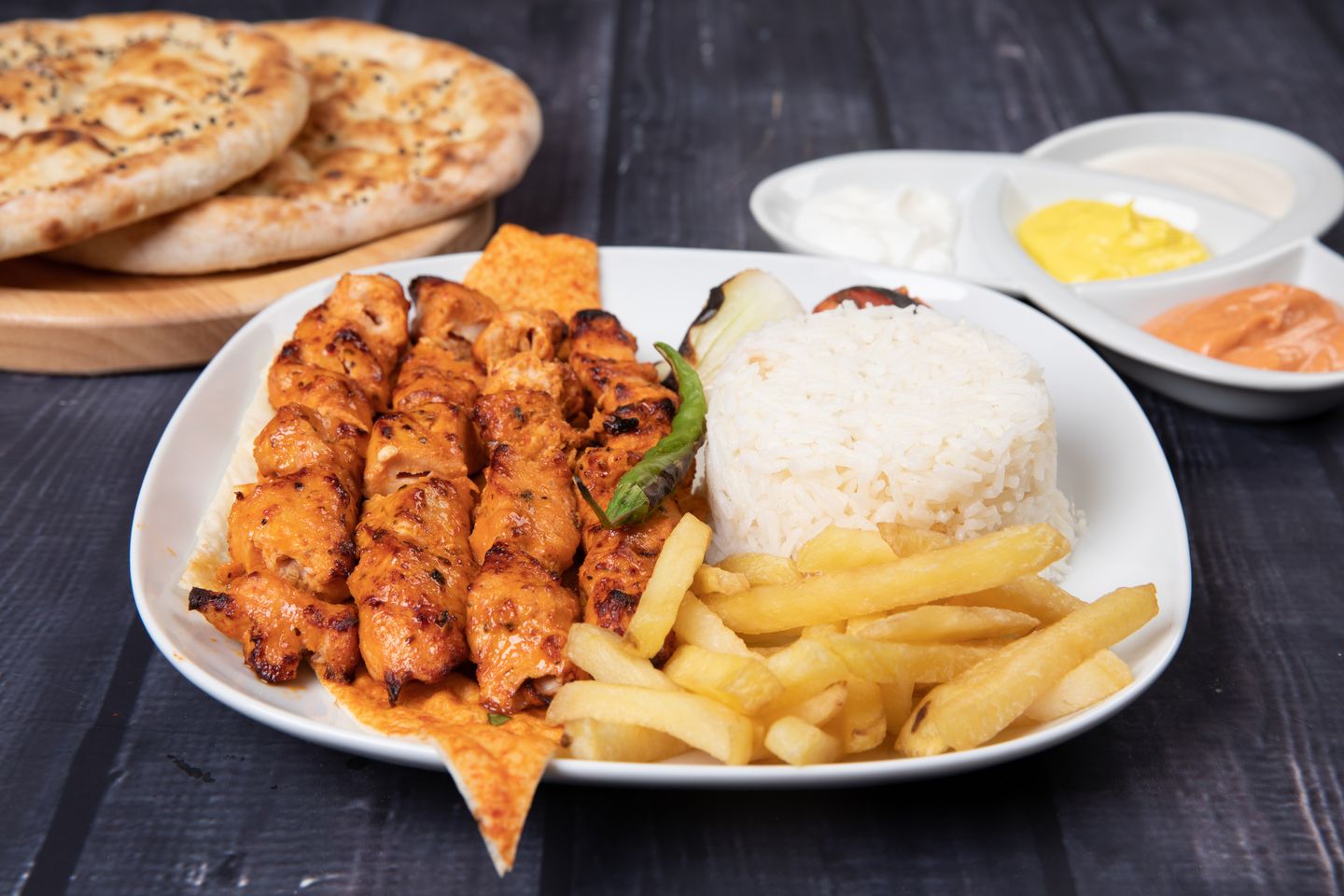 طبق شيش طاووق - صغير