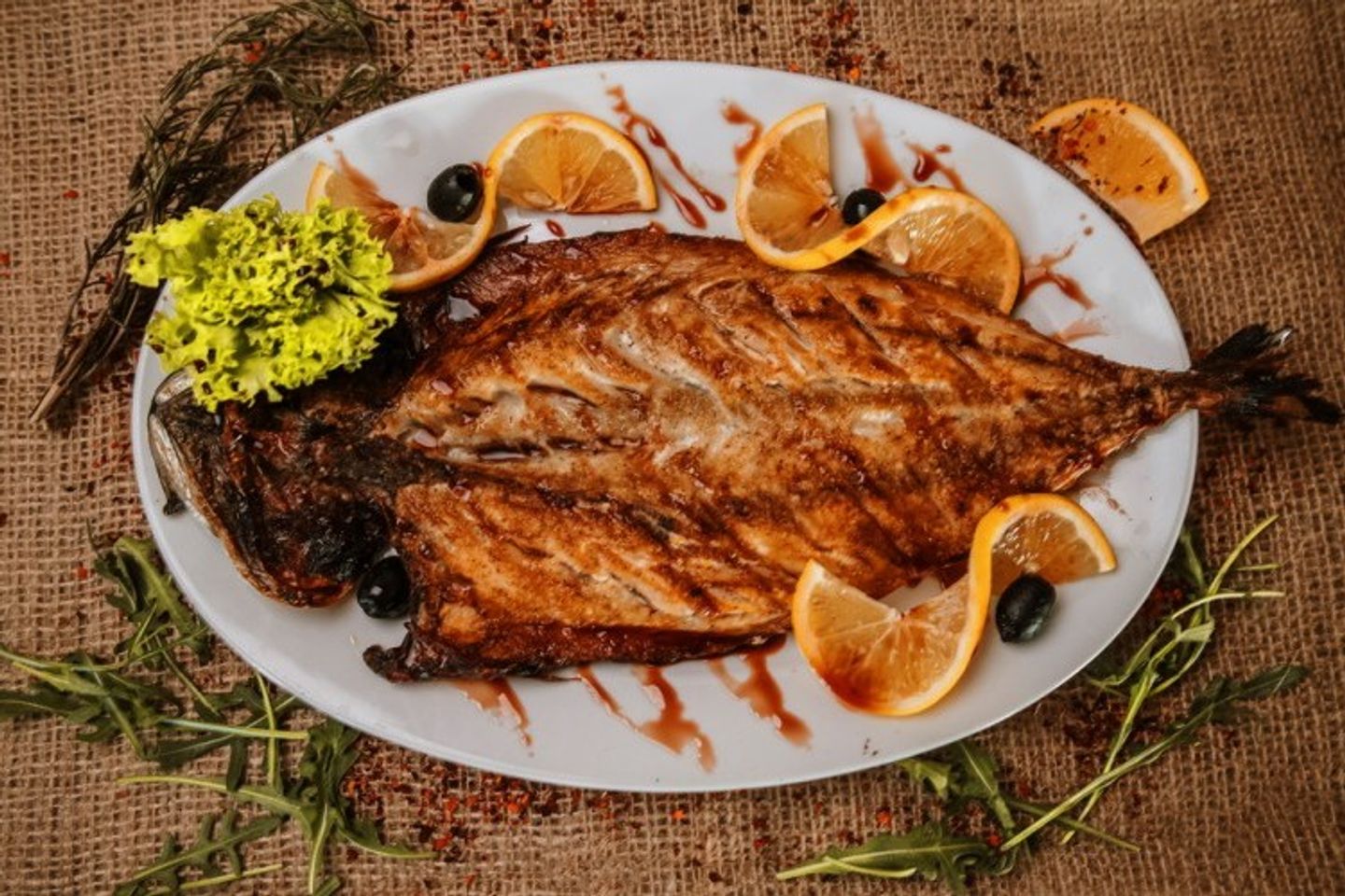 Fish Meal With Soup - Medium