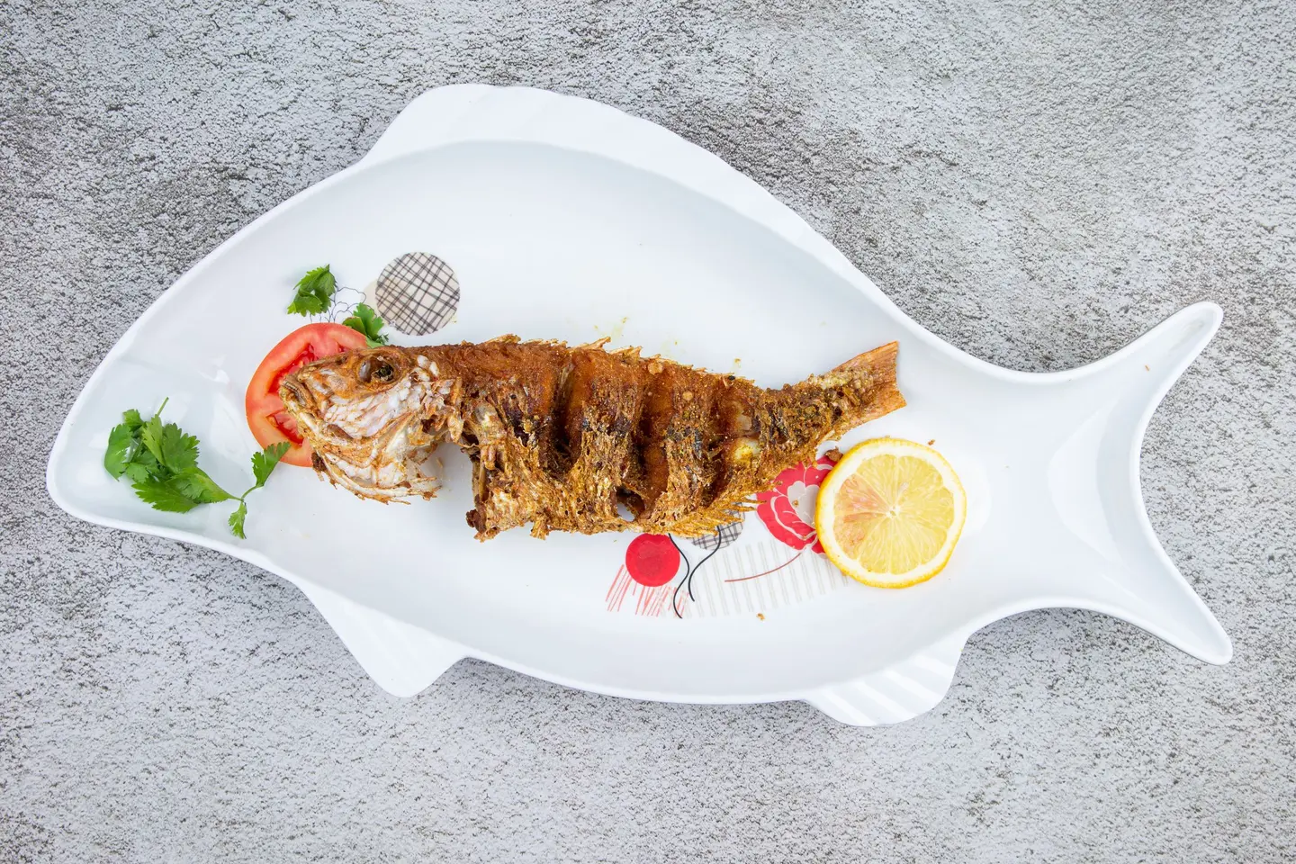 Fried Eagle Fish - For One Person