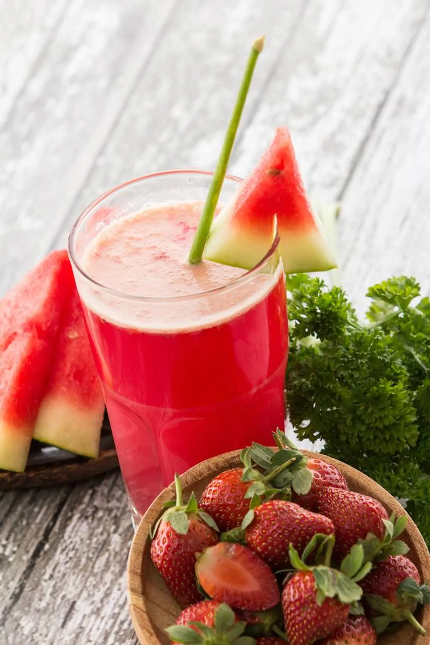 Watermelon with Strawberry Juice  - Medium