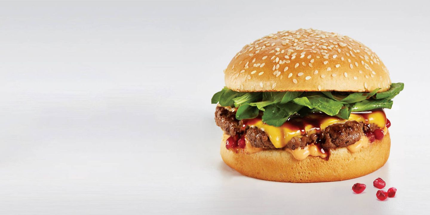 Pomegranate And Rocca Burger - Single