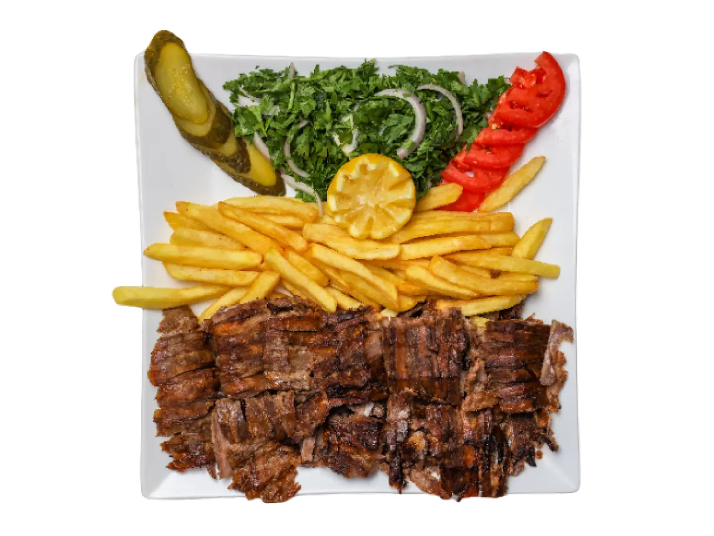 صحن شاورما - دجاج