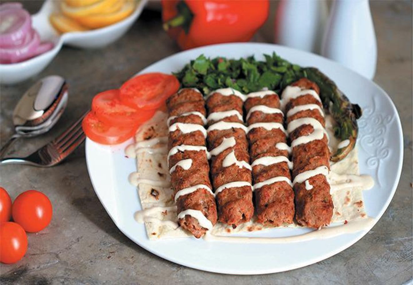 كباب لحم بالطحينة  - صغير
