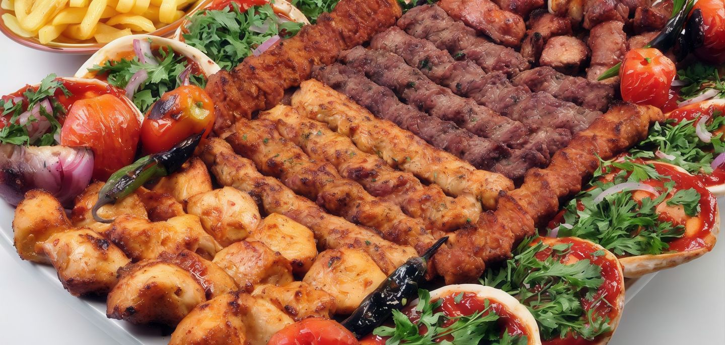 مشويات مشكل لحم  - شخص