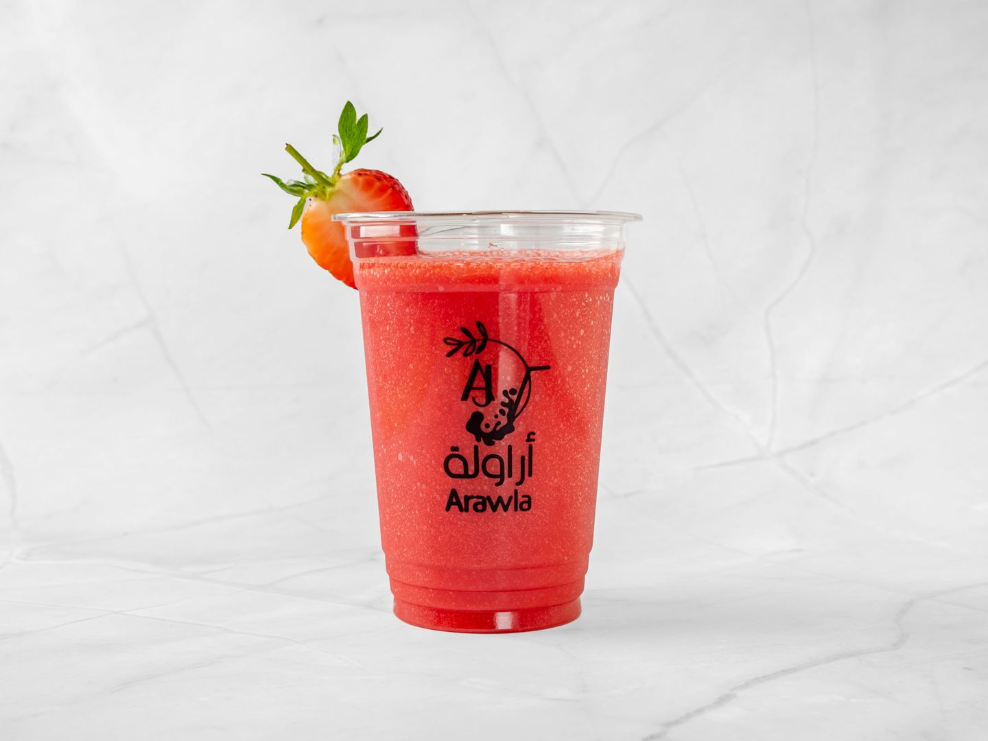 فراولة - كوب وسط