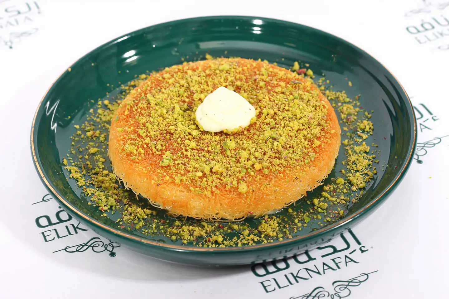 كنافة خشنة بالقشطة - نصف اوقية