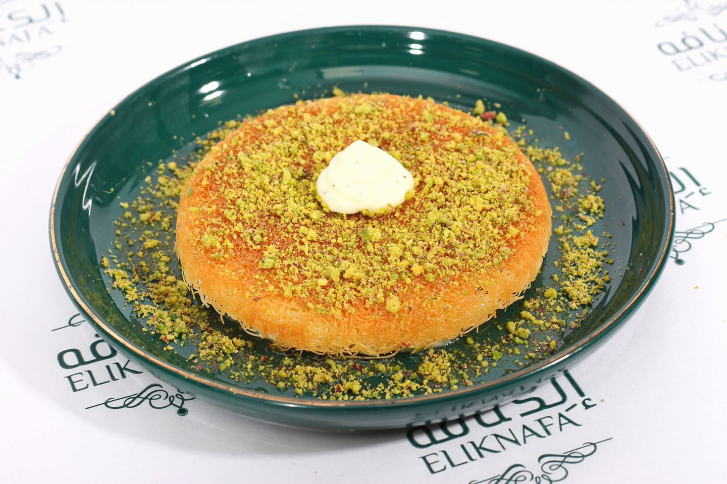 كنافة خشنة بالقشطة - نصف اوقية