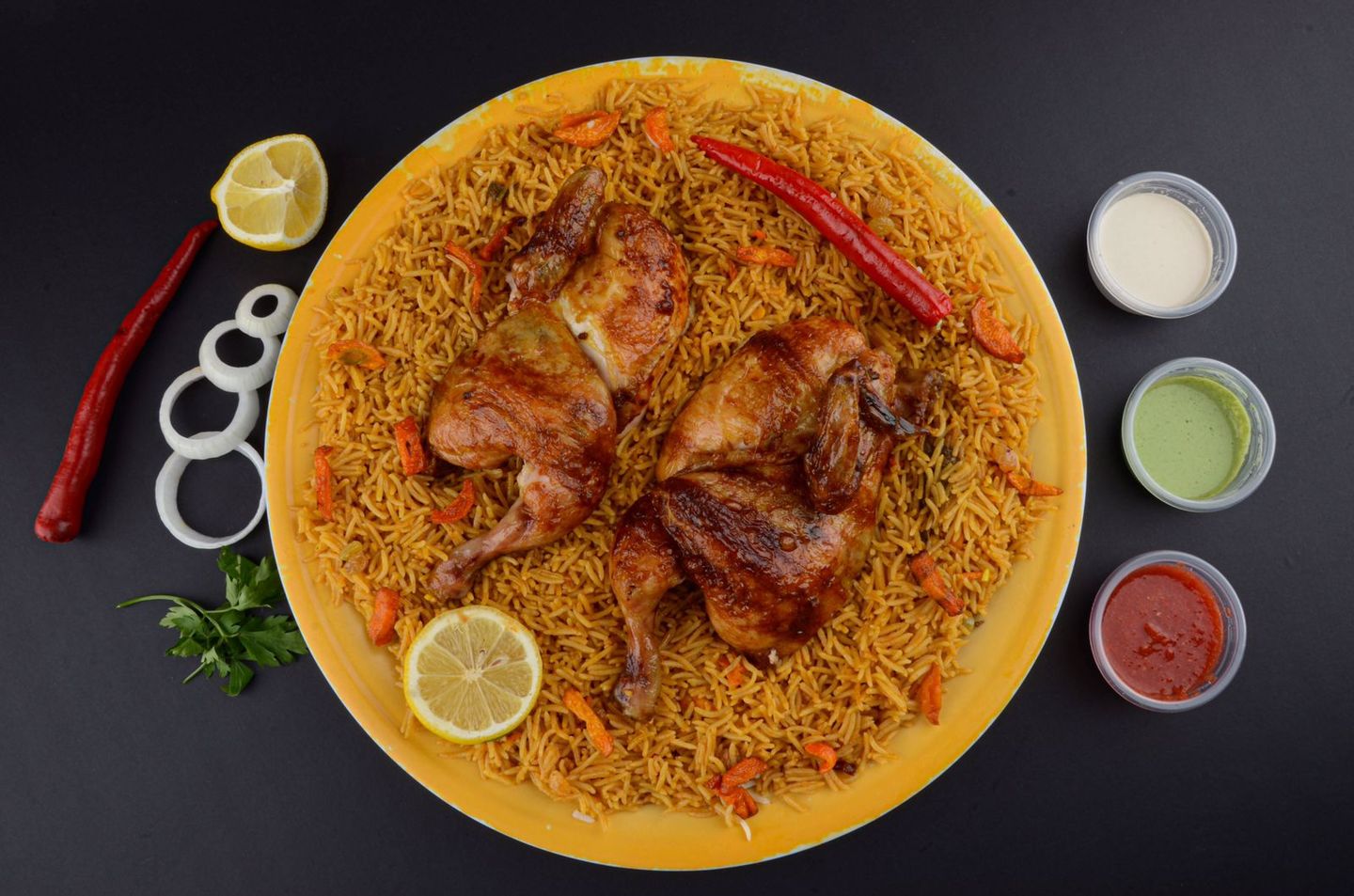 شواية رز بخاري - نص حبة