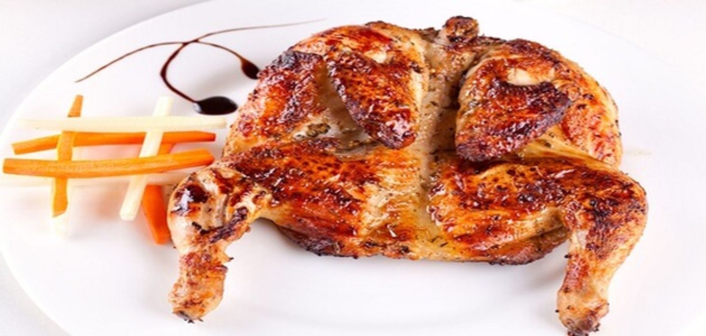 Plain Chicken On Coal  - Half A Chicken