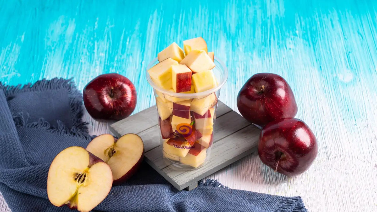 Red Apple Pieces - Cup