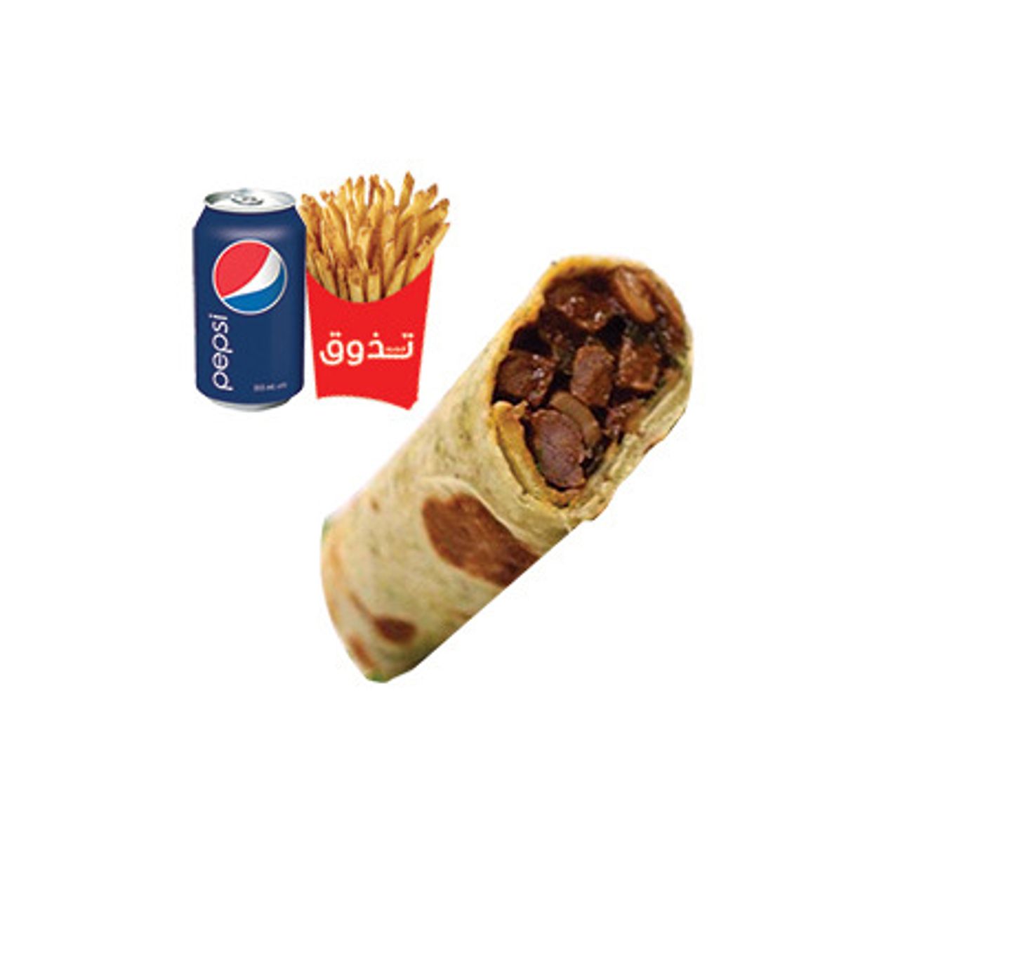 تورتيلا مشوي لحم - ساندويتش