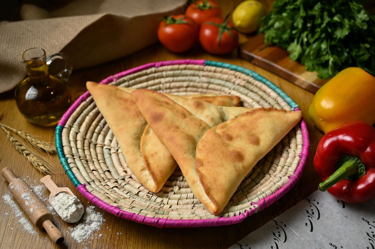 منقوشة سبانخ - كبير