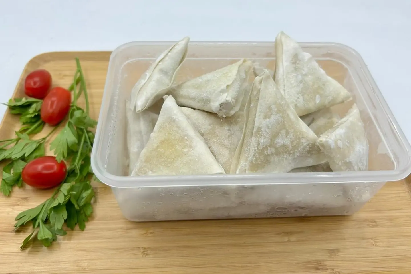 سمبوسك مثلثة مفرزنة - خضار