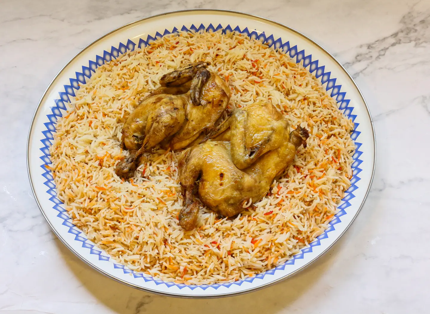 Chicken With Thumama Rice - Chicken With Thumama Rice