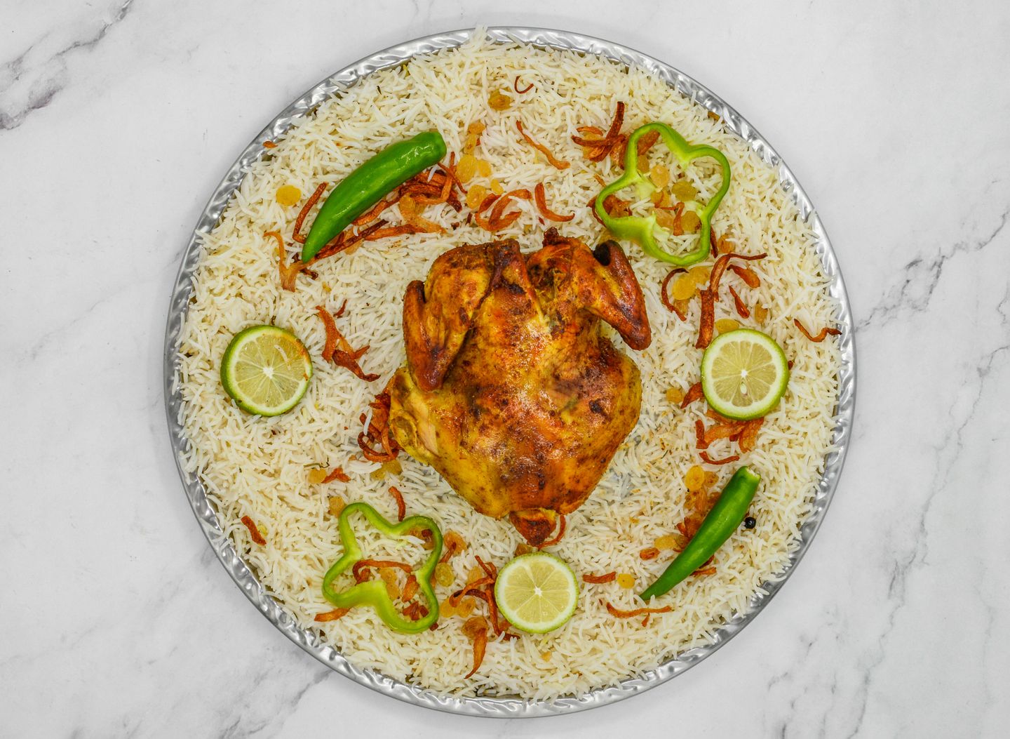 Whole Mandi Chicken  - Saudi Rice