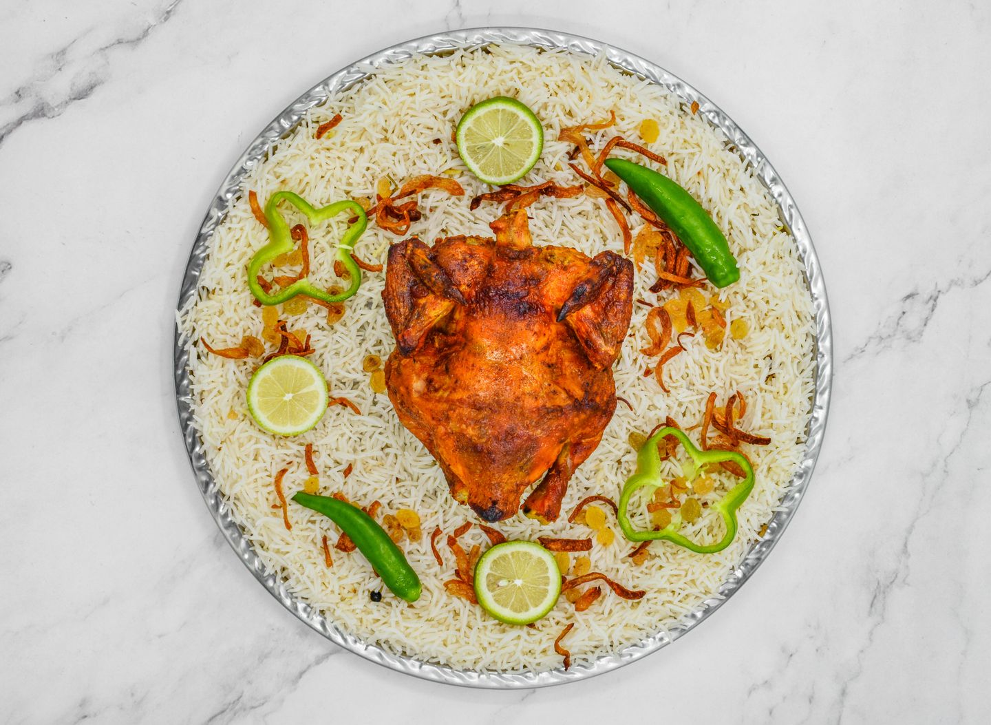 Half Grilled Chicken  - Saudi Rice