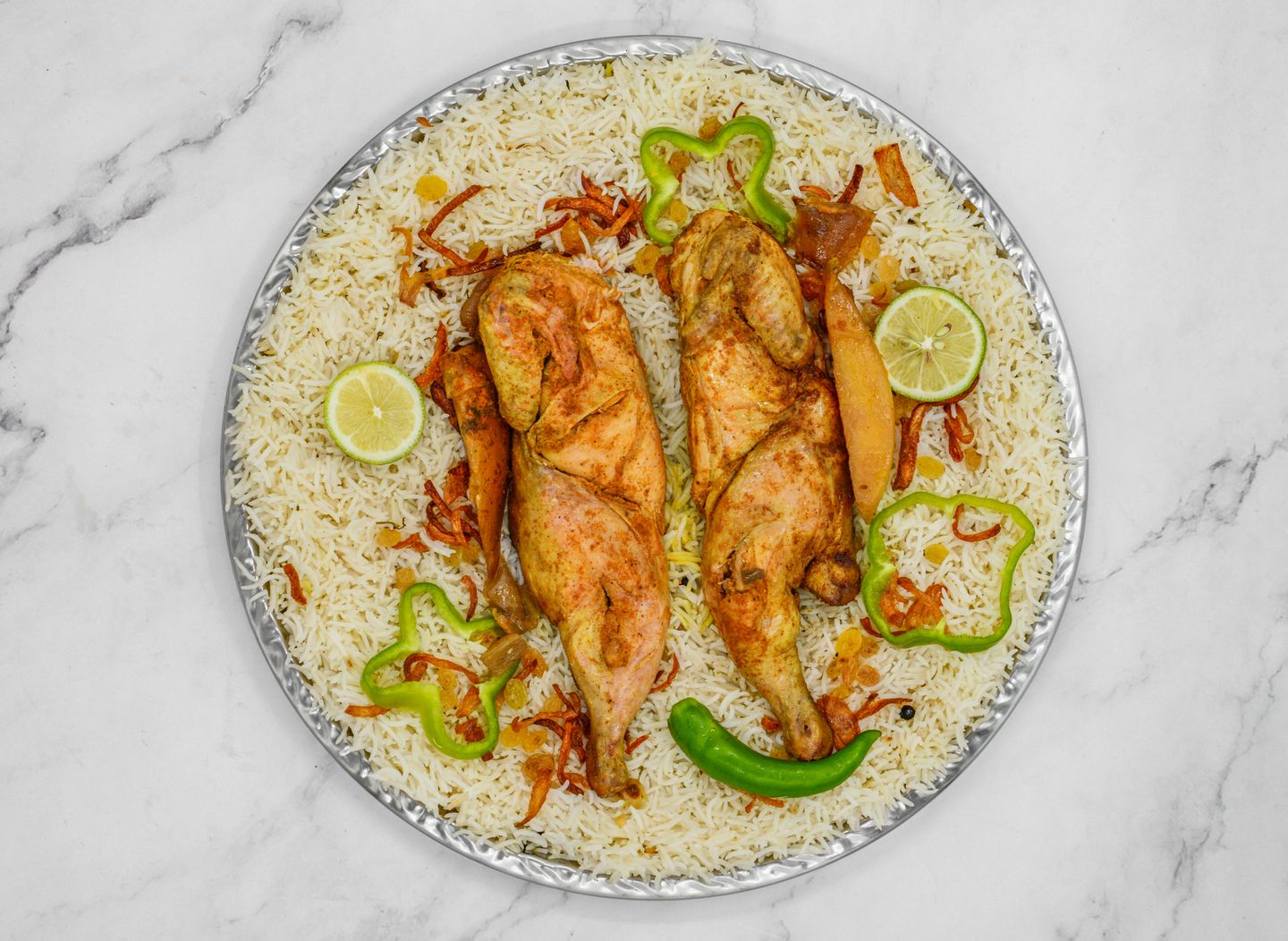 Half Madfoon Chicken  - Saudi Rice
