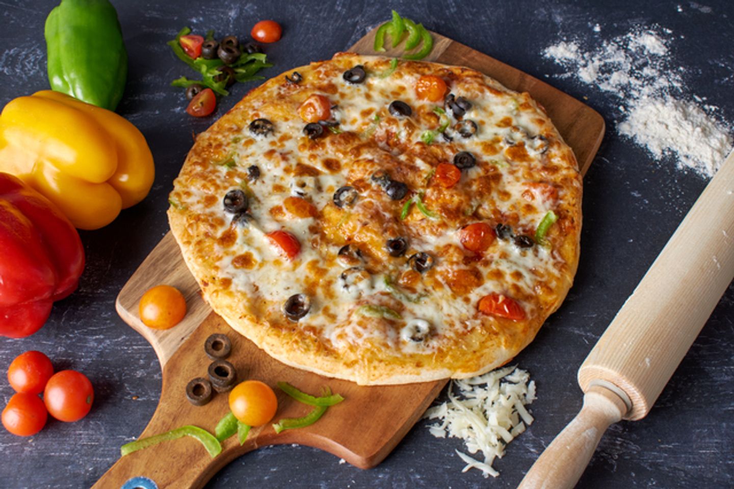 بيتزا خضار - صغير